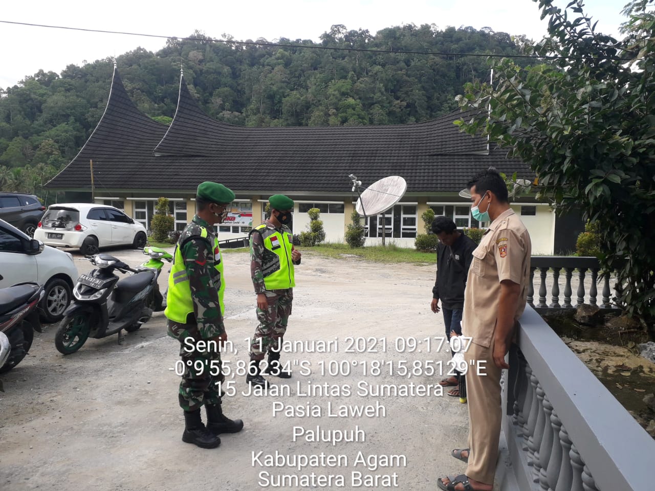 Babinsa Terus Berikan Himbauan Kepada Masyarakat Untuk Jalankan Protokol Kesehatan